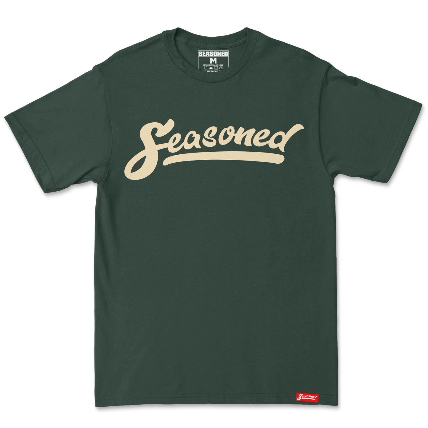 Seasoned OG Tee (Forest Green/Cream)