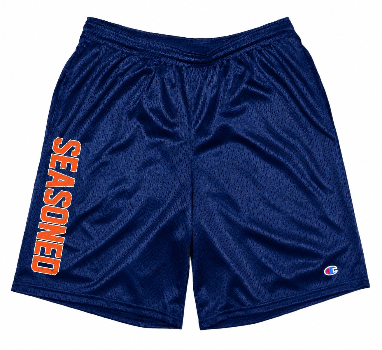 Seasoned Varsity Shorts (Navy/Orange)