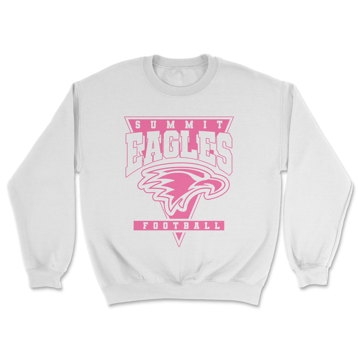 Summit Pink Out Crewneck (White)