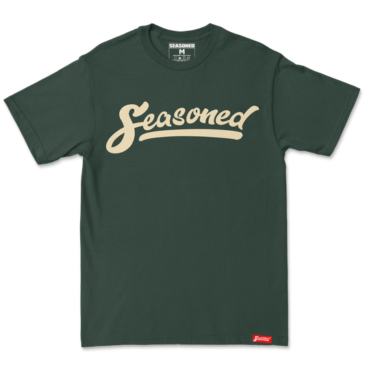 Seasoned OG Tee (Forest Green/Cream)