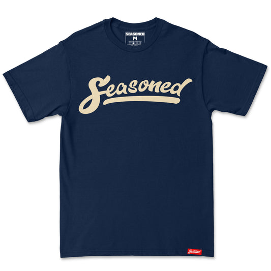 Seasoned OG Tee (Navy/Cream)