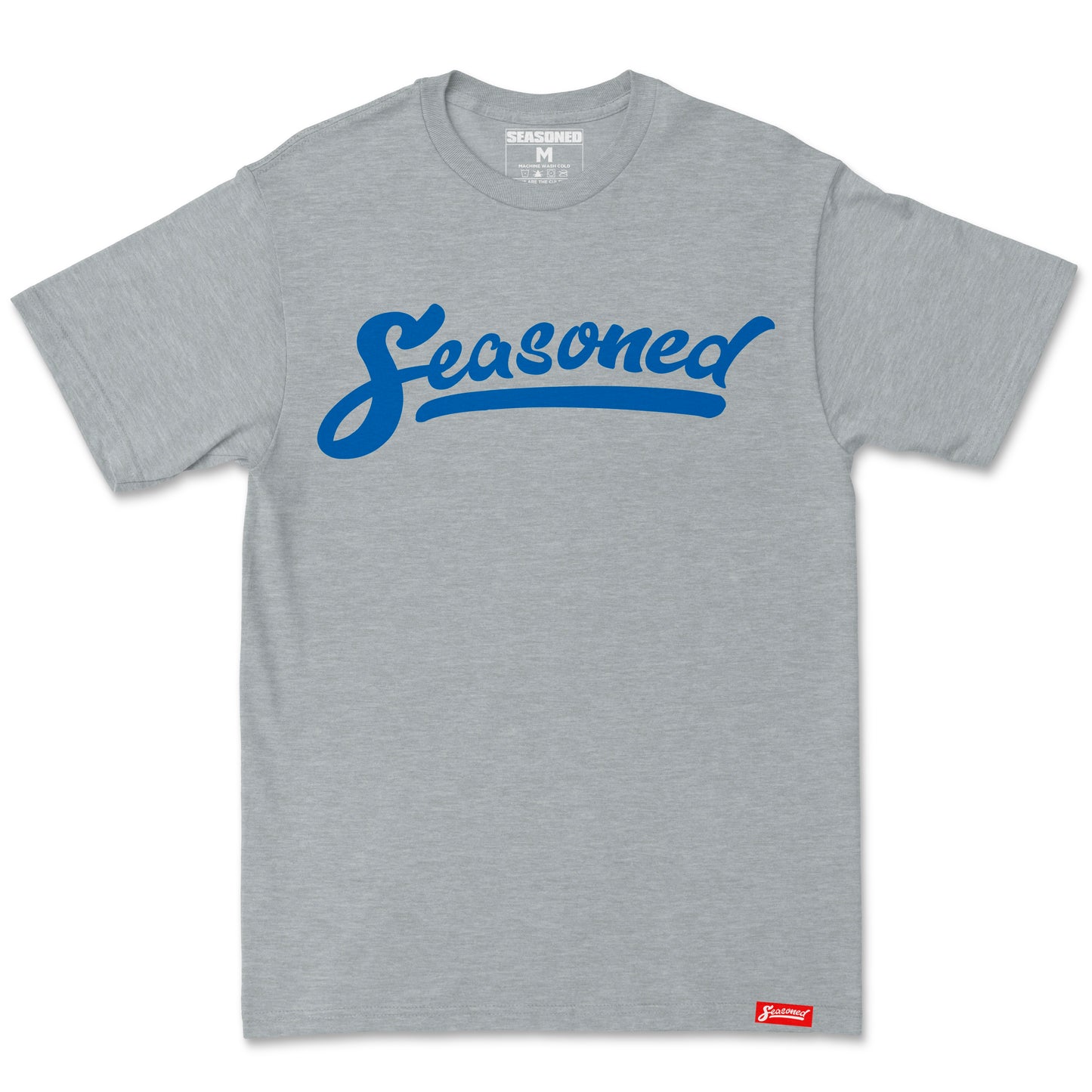 Seasoned OG Tee (Gray/Royal Blue)