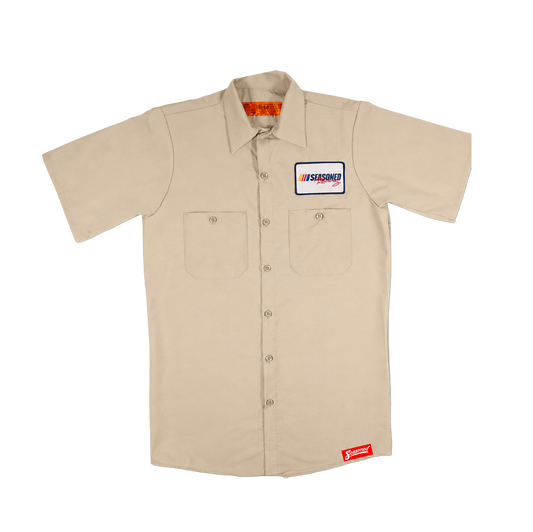 Seasoned Racing Shop Shirt (Khaki)